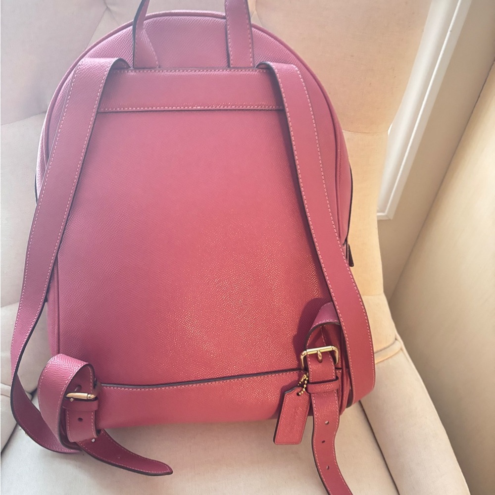 Coach Rose Backpack with Gold Accents - Picture 2 of 5